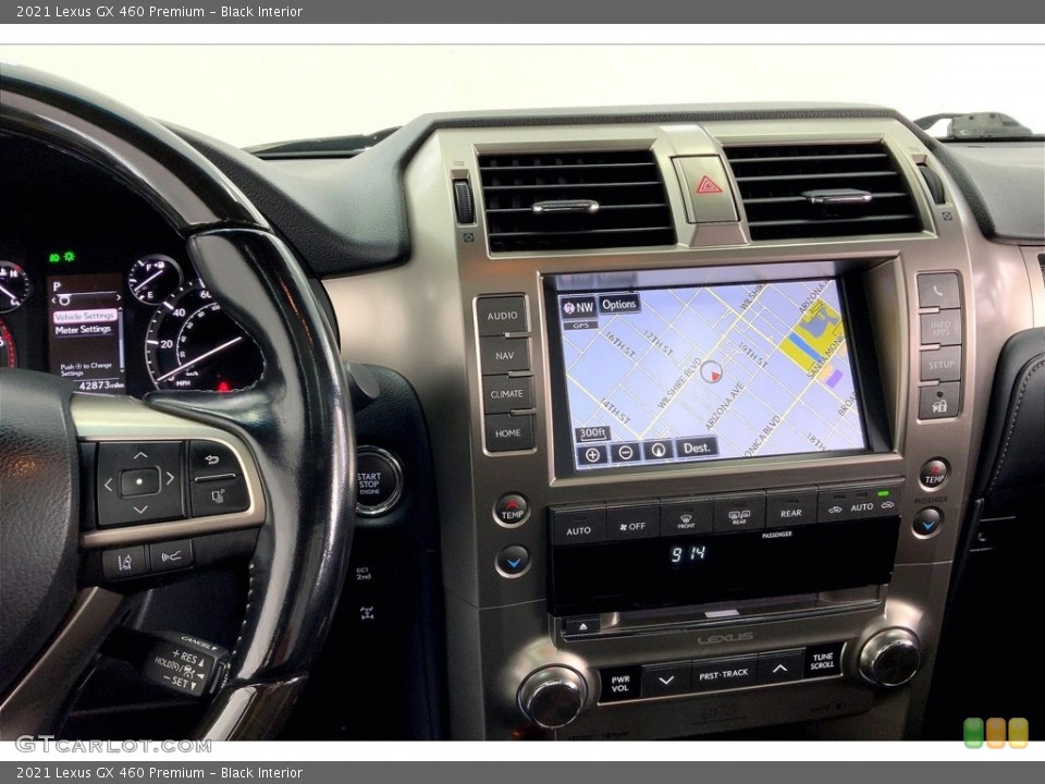 Black Interior Navigation for the 2021 Lexus GX 460 Premium #146722461