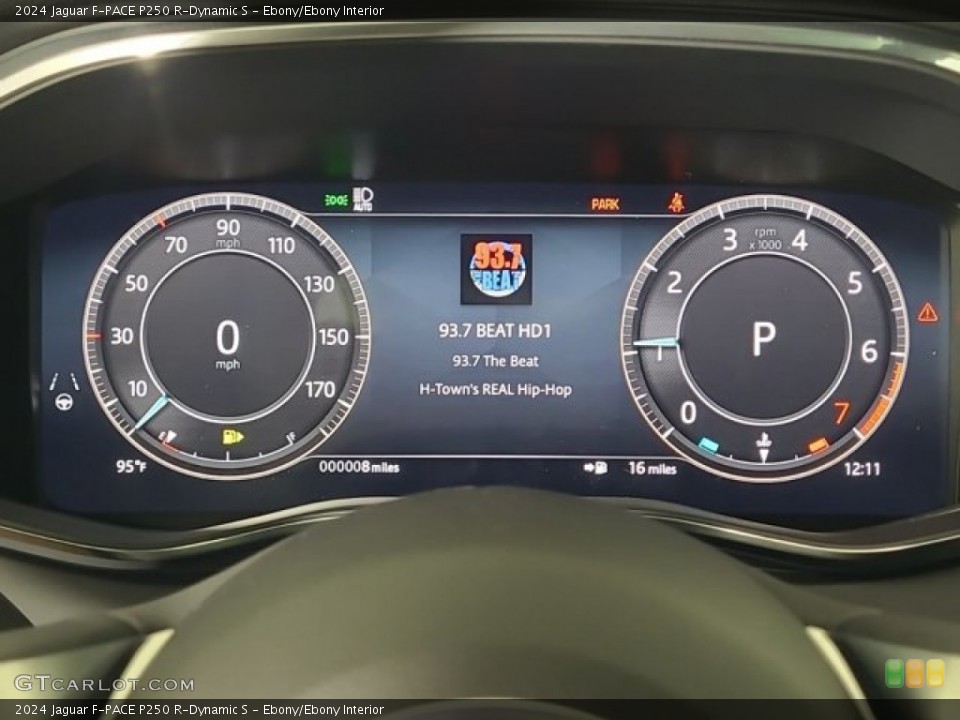 Ebony/Ebony Interior Gauges for the 2024 Jaguar F-PACE P250 R-Dynamic S #146722560
