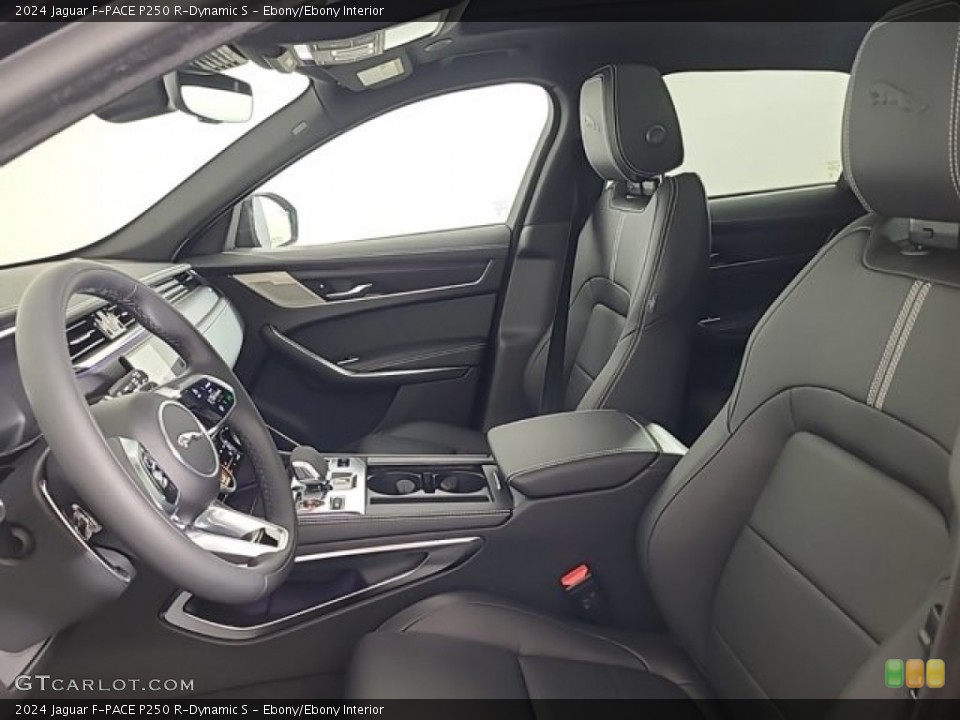 Ebony/Ebony Interior Front Seat for the 2024 Jaguar F-PACE P250 R-Dynamic S #146722782