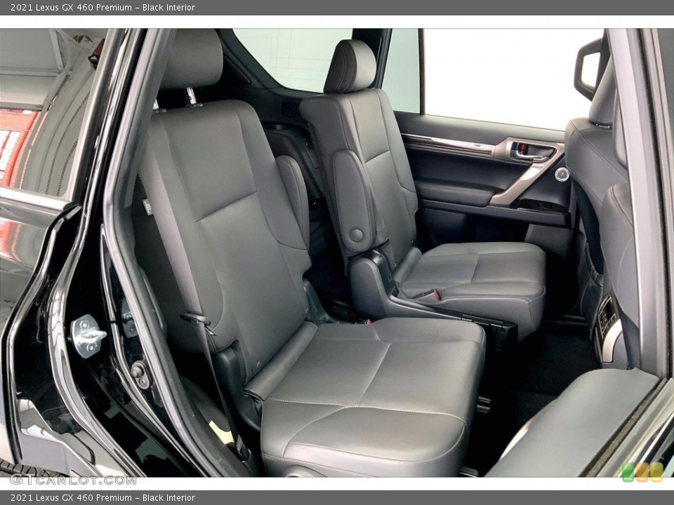 Black Interior Rear Seat for the 2021 Lexus GX 460 Premium #146722797