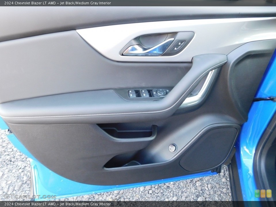 Jet Black/Medium Gray Interior Door Panel for the 2024 Chevrolet Blazer LT AWD #146722809