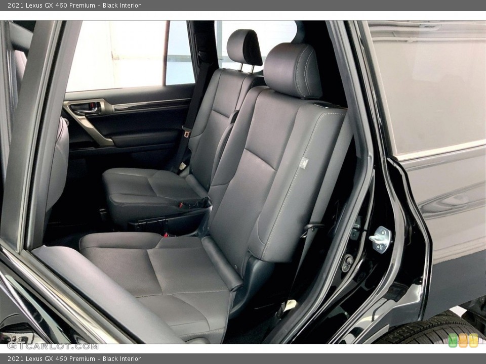 Black Interior Rear Seat for the 2021 Lexus GX 460 Premium #146722824