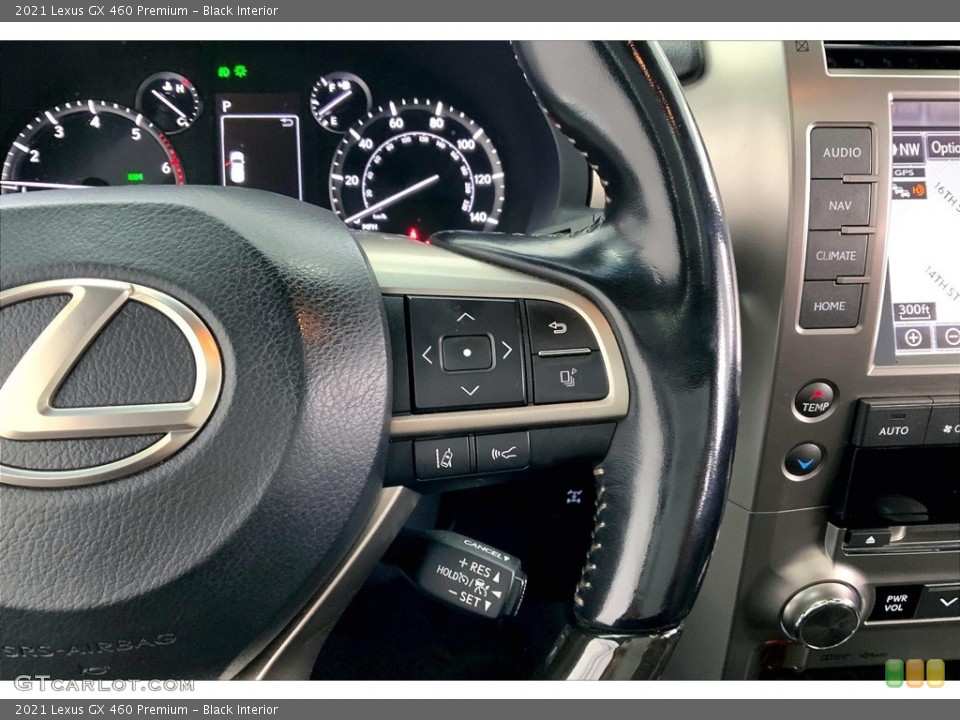 Black Interior Steering Wheel for the 2021 Lexus GX 460 Premium #146722875