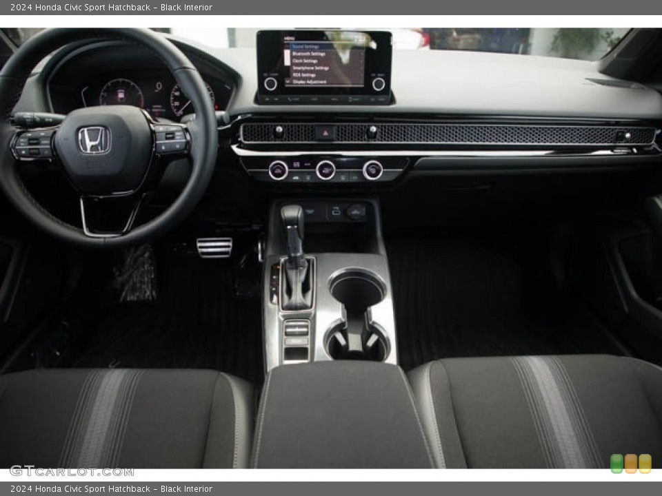 Black Interior Dashboard for the 2024 Honda Civic Sport Hatchback #146722906