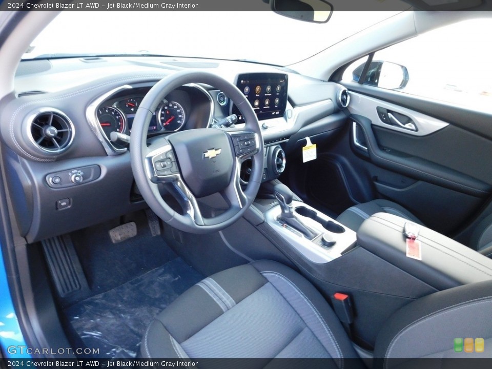 Jet Black/Medium Gray Interior Front Seat for the 2024 Chevrolet Blazer LT AWD #146722917