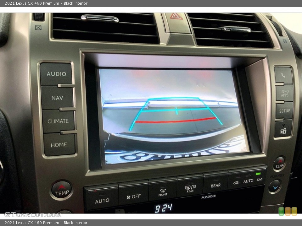 Black Interior Controls for the 2021 Lexus GX 460 Premium #146722935