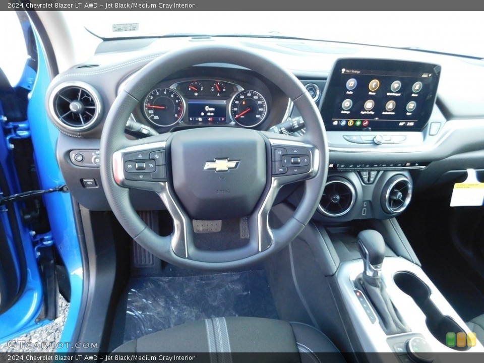 Jet Black/Medium Gray Interior Dashboard for the 2024 Chevrolet Blazer LT AWD #146722941