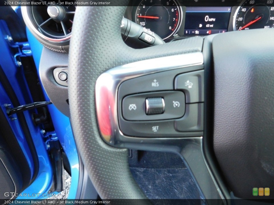 Jet Black/Medium Gray Interior Steering Wheel for the 2024 Chevrolet Blazer LT AWD #146723022