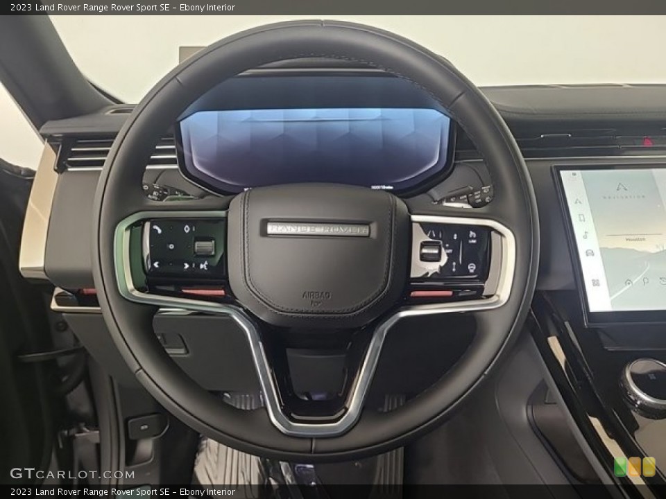 Ebony Interior Steering Wheel for the 2023 Land Rover Range Rover Sport SE #146723200