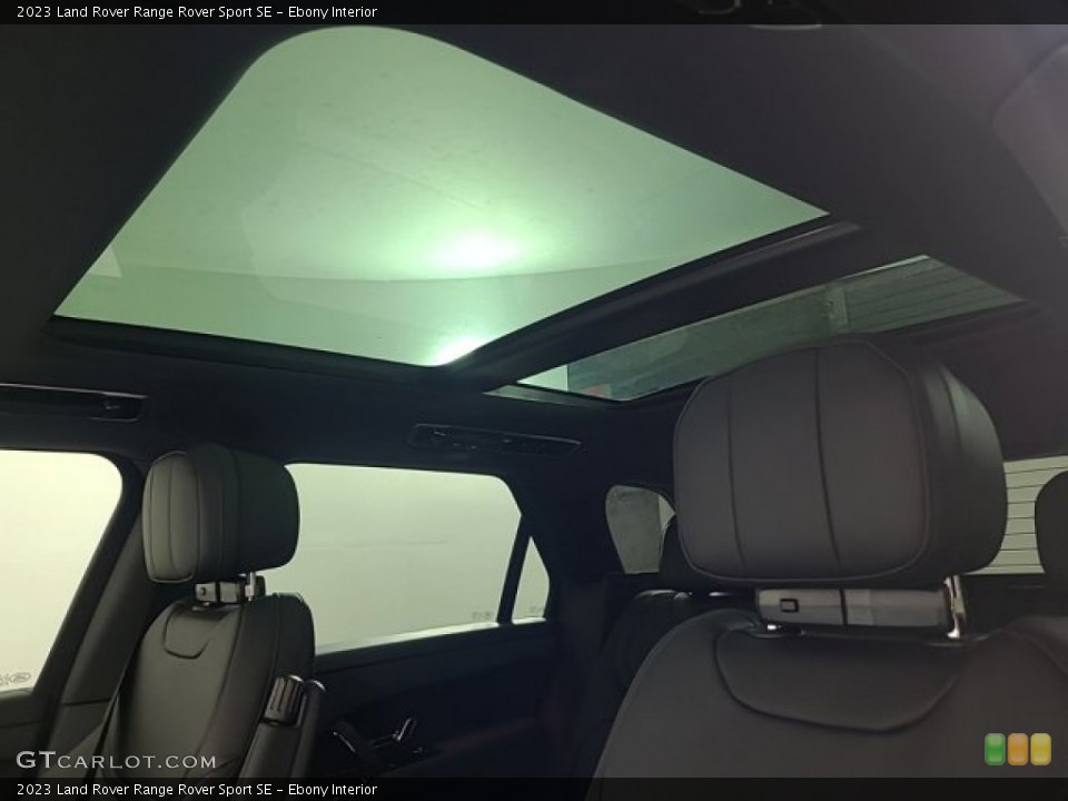 Ebony Interior Sunroof for the 2023 Land Rover Range Rover Sport SE #146723370