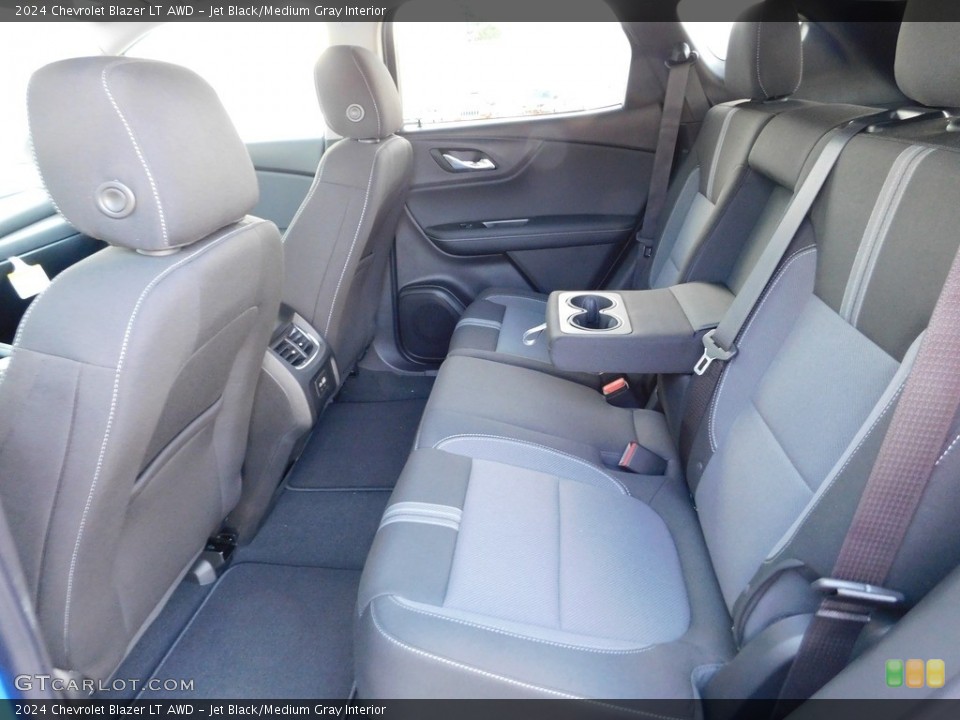 Jet Black/Medium Gray Interior Rear Seat for the 2024 Chevrolet Blazer LT AWD #146723418