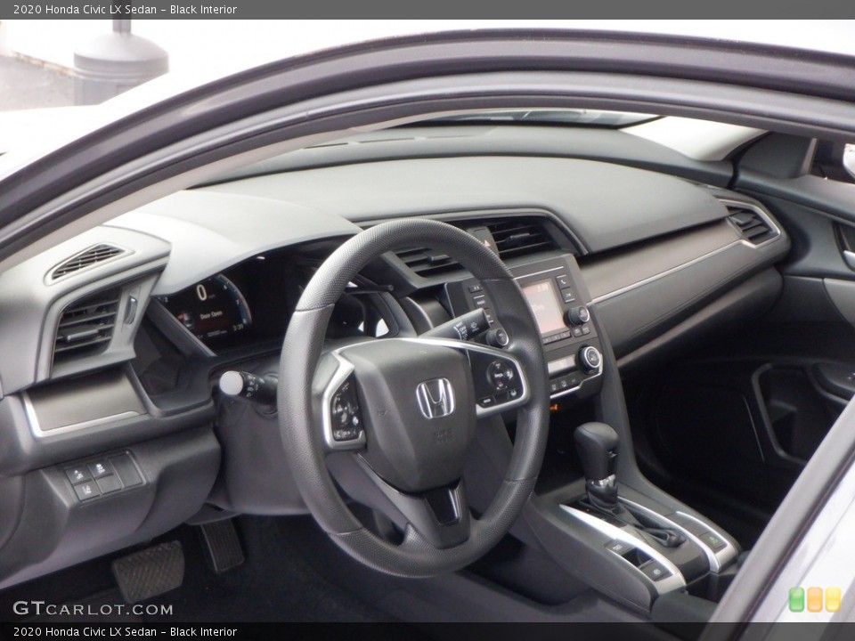 Black Interior Dashboard for the 2020 Honda Civic LX Sedan #146723538