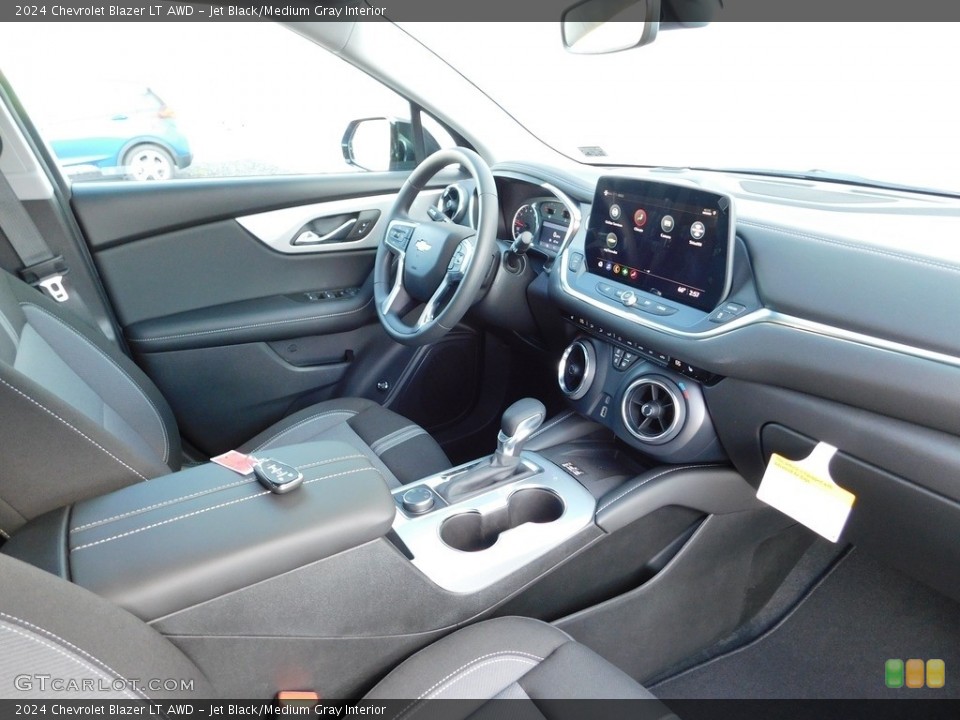 Jet Black/Medium Gray Interior Dashboard for the 2024 Chevrolet Blazer LT AWD #146723613