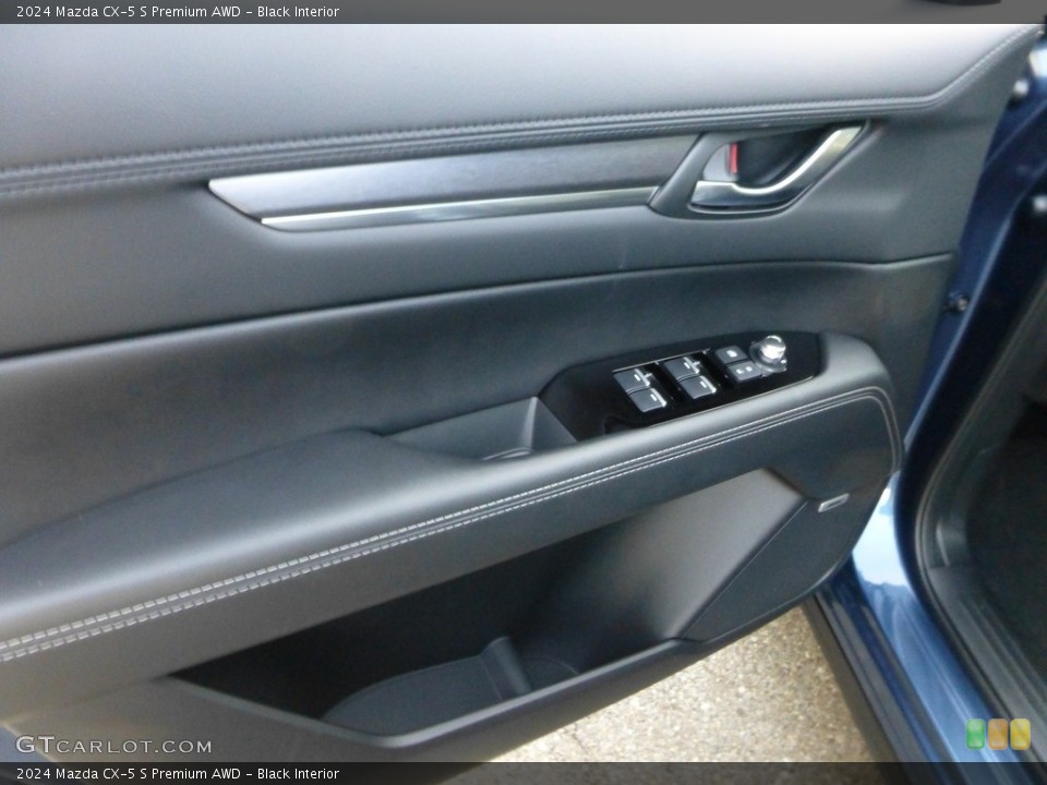 Black Interior Door Panel for the 2024 Mazda CX-5 S Premium AWD #146723742
