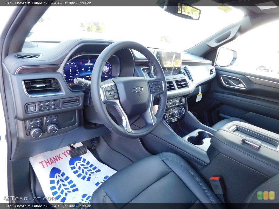 Jet Black Interior Photo for the 2023 Chevrolet Tahoe Z71 4WD #146724120