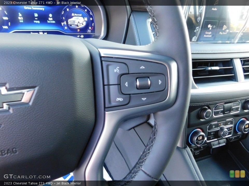 Jet Black Interior Steering Wheel for the 2023 Chevrolet Tahoe Z71 4WD #146724156