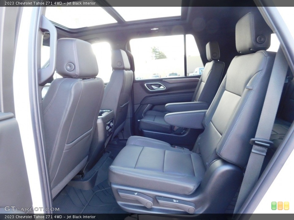 Jet Black Interior Rear Seat for the 2023 Chevrolet Tahoe Z71 4WD #146724342