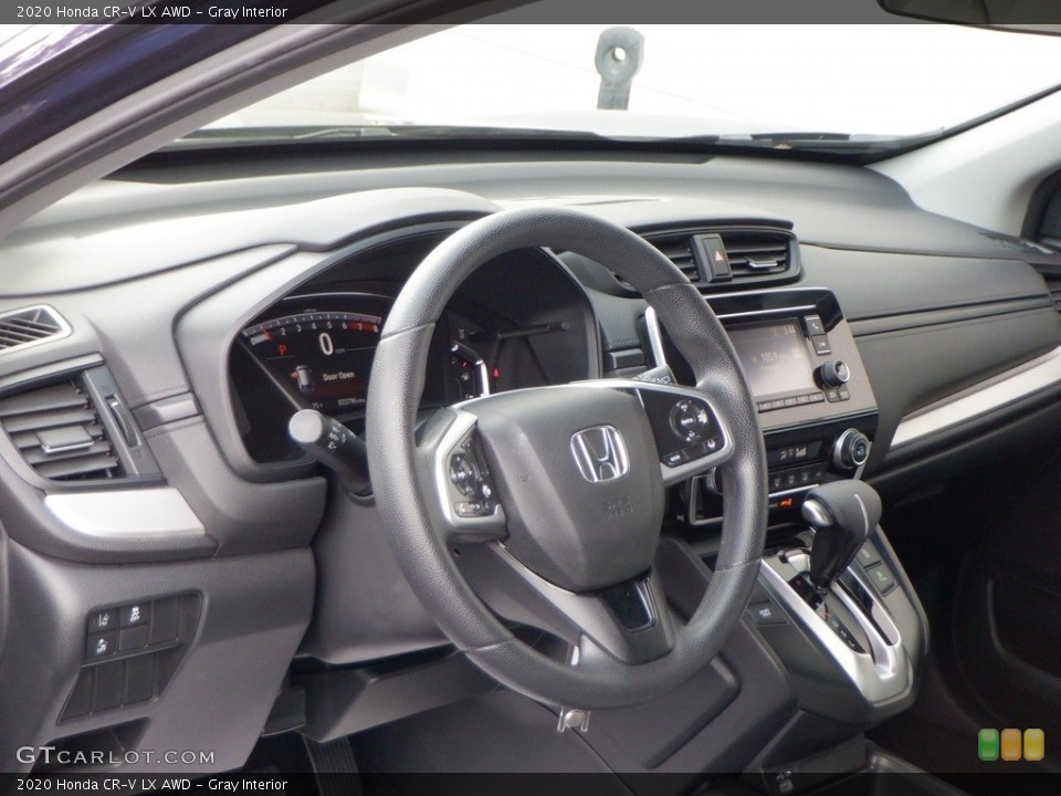 Gray Interior Dashboard for the 2020 Honda CR-V LX AWD #146724480