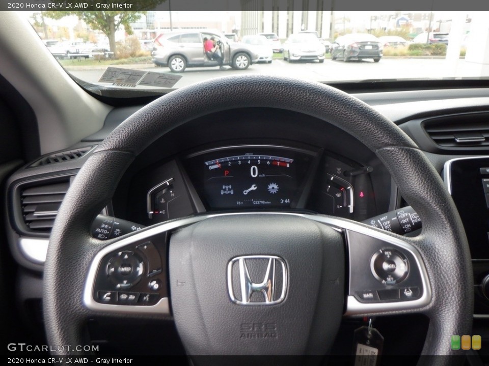 Gray Interior Steering Wheel for the 2020 Honda CR-V LX AWD #146724527