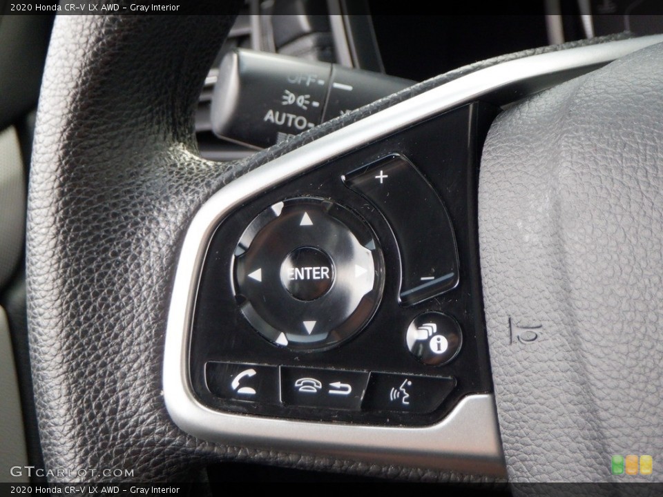 Gray Interior Steering Wheel for the 2020 Honda CR-V LX AWD #146724534