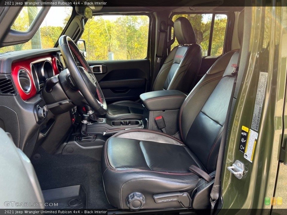 Black 2021 Jeep Wrangler Unlimited Interiors