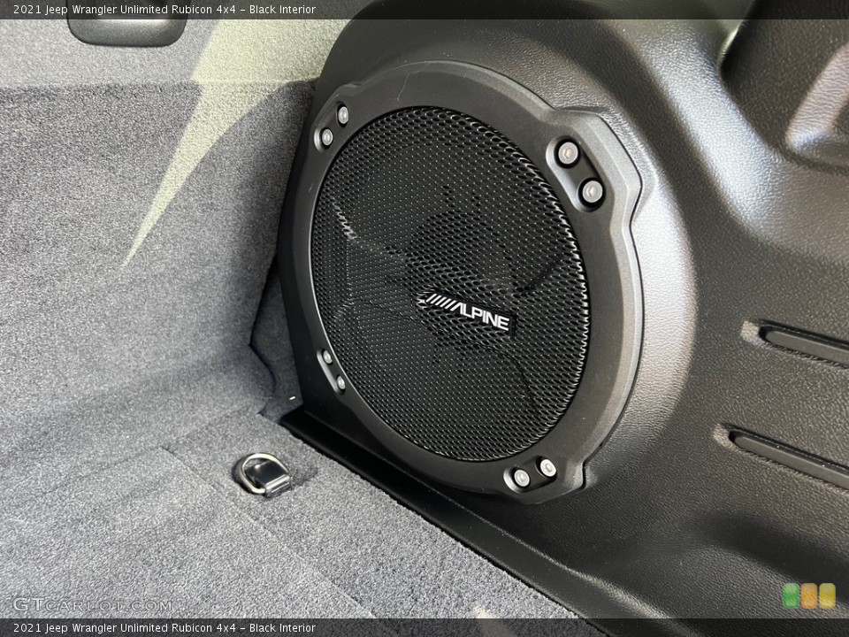 Black Interior Audio System for the 2021 Jeep Wrangler Unlimited Rubicon 4x4 #146724921
