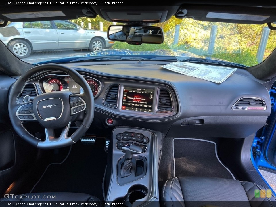 Black Interior Dashboard for the 2023 Dodge Challenger SRT Hellcat JailBreak Widebody #146725023