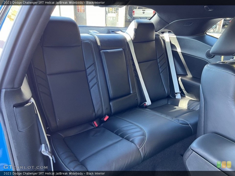 Black Interior Rear Seat for the 2023 Dodge Challenger SRT Hellcat JailBreak Widebody #146725035
