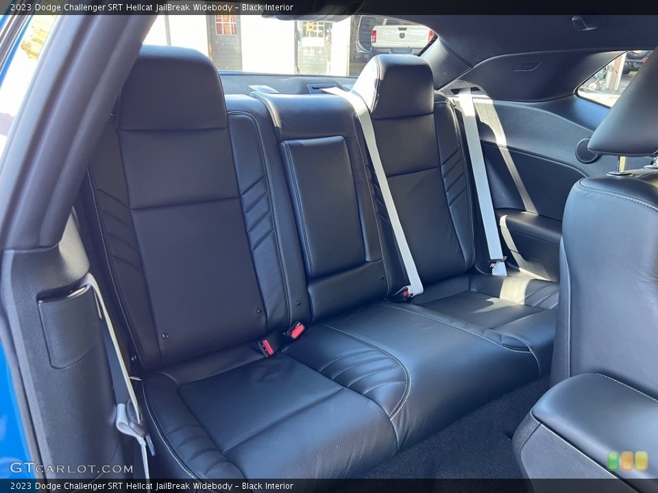 Black Interior Rear Seat for the 2023 Dodge Challenger SRT Hellcat JailBreak Widebody #146725035