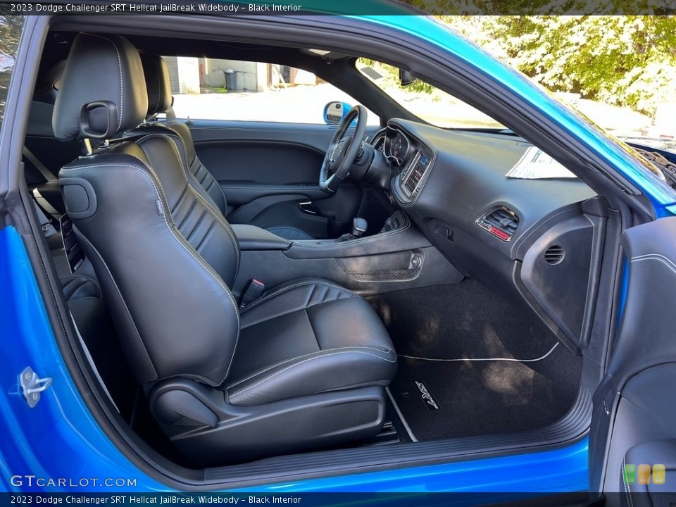 Black Interior Front Seat for the 2023 Dodge Challenger SRT Hellcat JailBreak Widebody #146725038