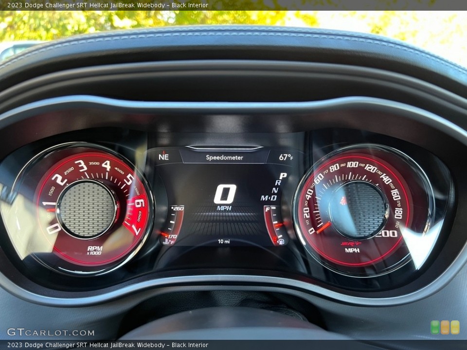 Black Interior Gauges for the 2023 Dodge Challenger SRT Hellcat JailBreak Widebody #146725047