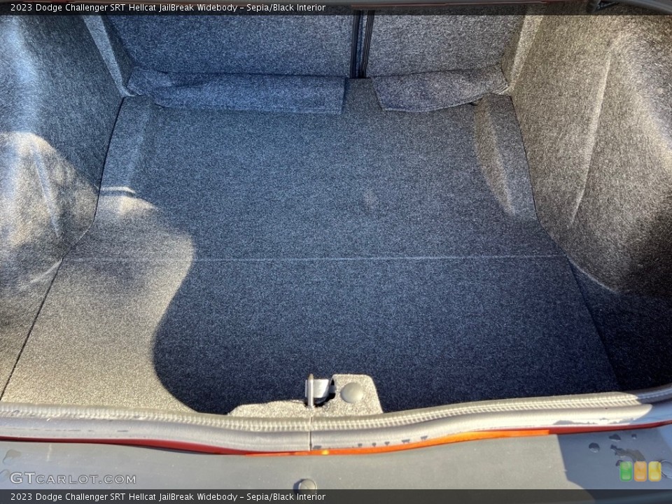 Sepia/Black Interior Trunk for the 2023 Dodge Challenger SRT Hellcat JailBreak Widebody #146725131