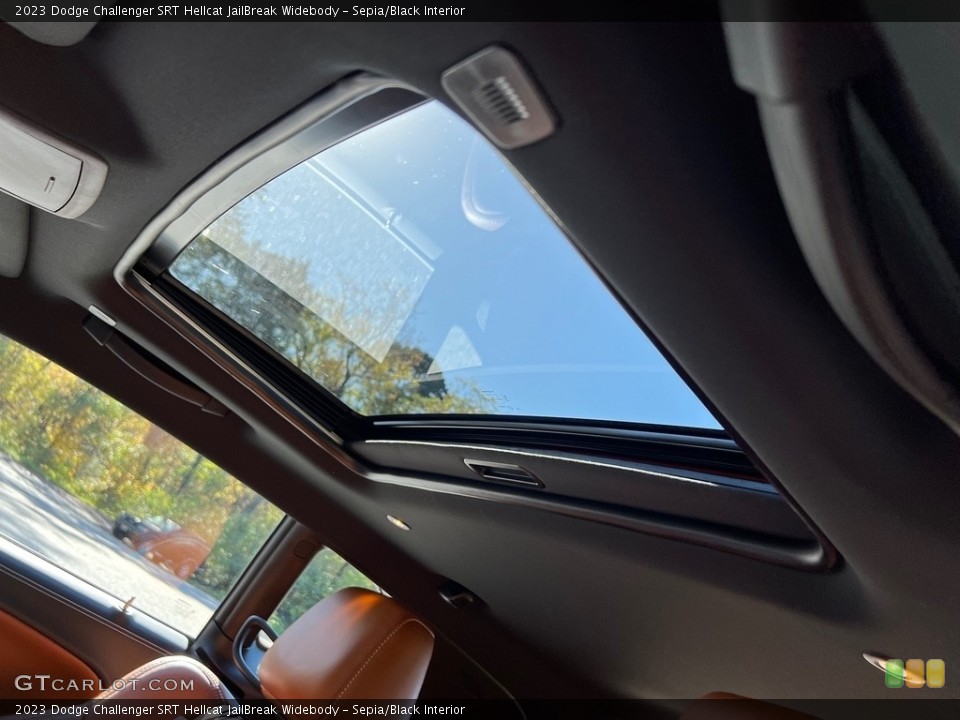 Sepia/Black Interior Sunroof for the 2023 Dodge Challenger SRT Hellcat JailBreak Widebody #146725170
