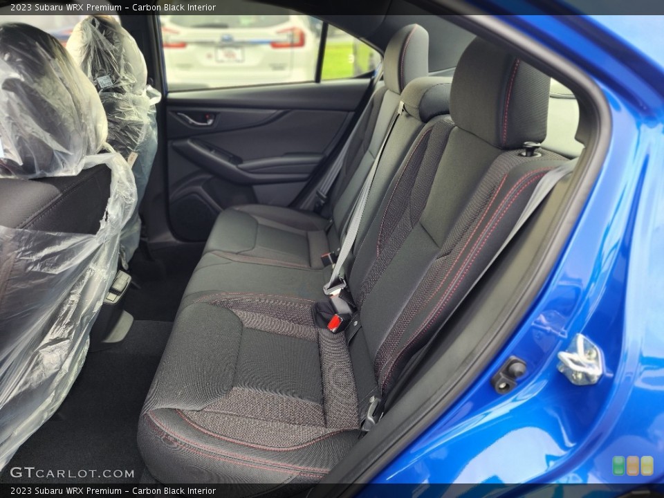 Carbon Black Interior Rear Seat for the 2023 Subaru WRX Premium #146725451