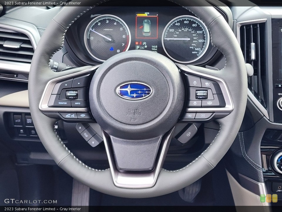 Gray Interior Steering Wheel for the 2023 Subaru Forester Limited #146725886