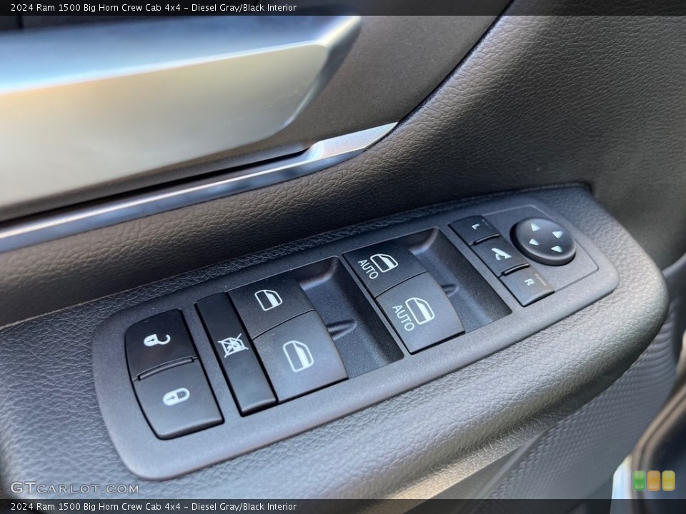 Diesel Gray/Black Interior Door Panel for the 2024 Ram 1500 Big Horn Crew Cab 4x4 #146726291