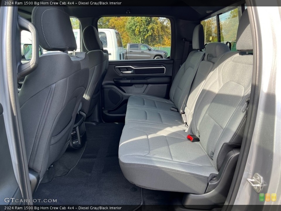 Diesel Gray/Black Interior Rear Seat for the 2024 Ram 1500 Big Horn Crew Cab 4x4 #146726354
