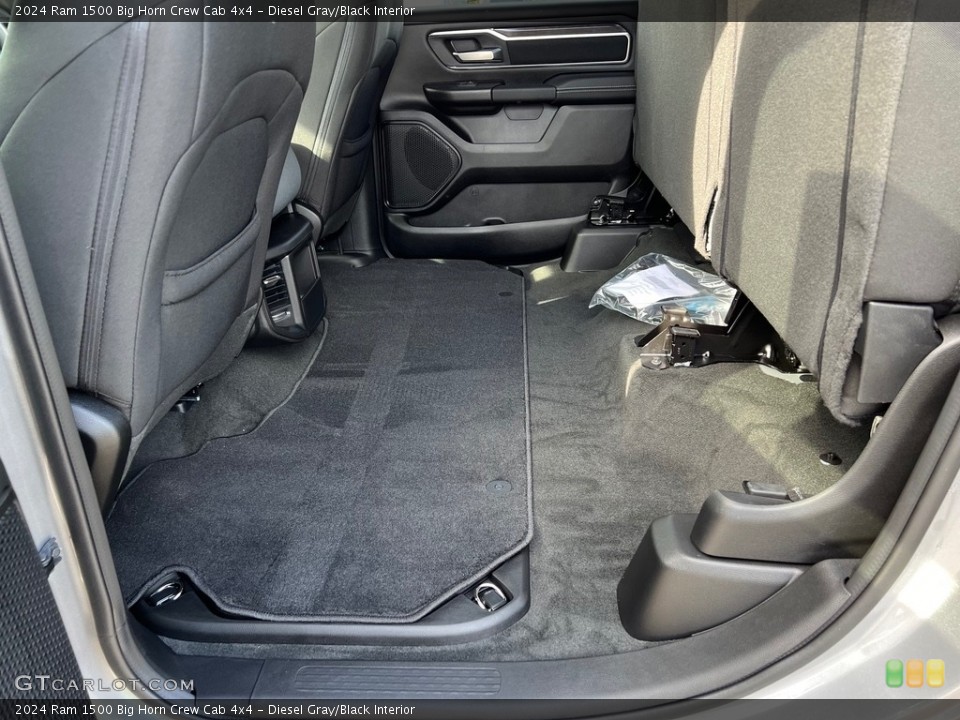 Diesel Gray/Black Interior Rear Seat for the 2024 Ram 1500 Big Horn Crew Cab 4x4 #146726375