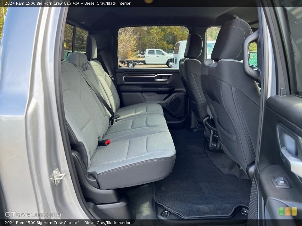 Diesel Gray/Black Interior Rear Seat for the 2024 Ram 1500 Big Horn Crew Cab 4x4 #146726405