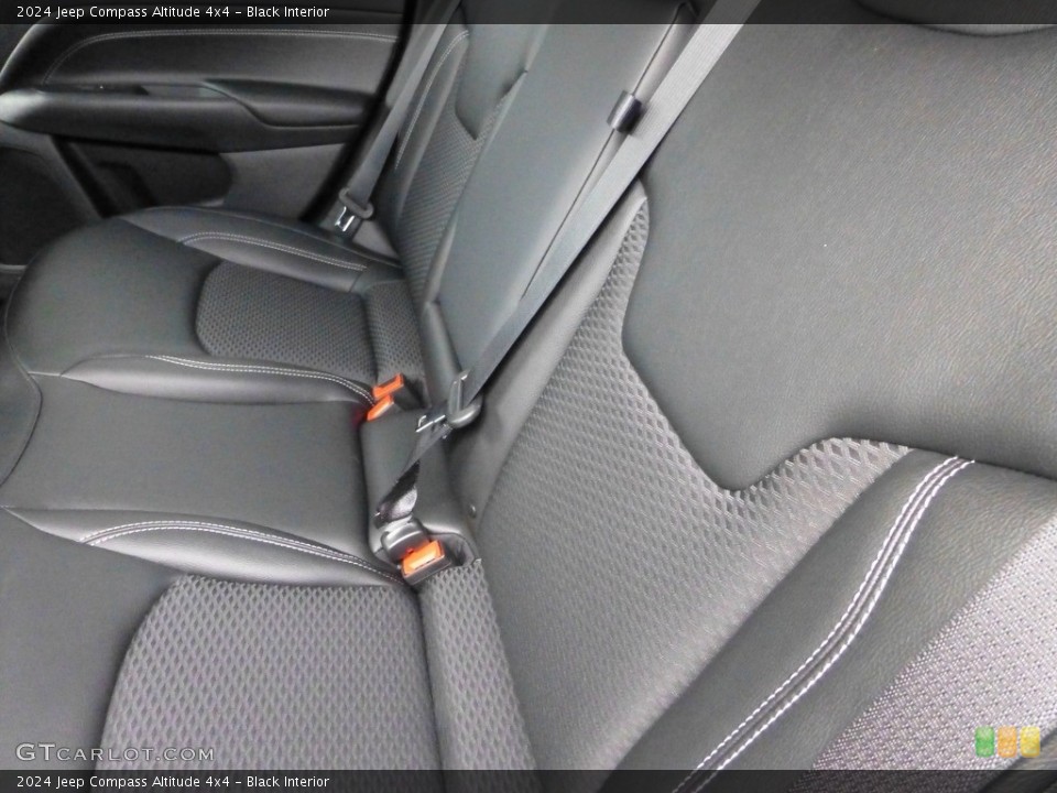 Black Interior Rear Seat for the 2024 Jeep Compass Altitude 4x4 #146726519