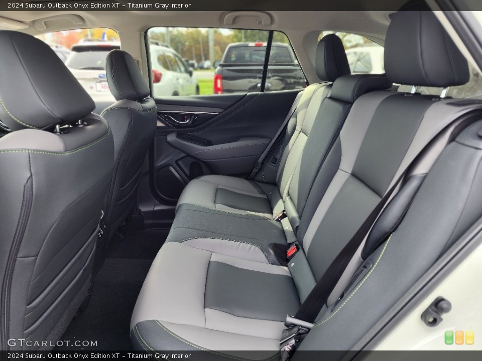 Titanium Gray Interior Rear Seat for the 2024 Subaru Outback Onyx Edition XT #146726906