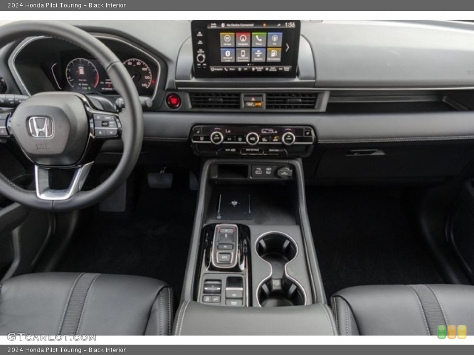 Black Interior Dashboard for the 2024 Honda Pilot Touring #146727425