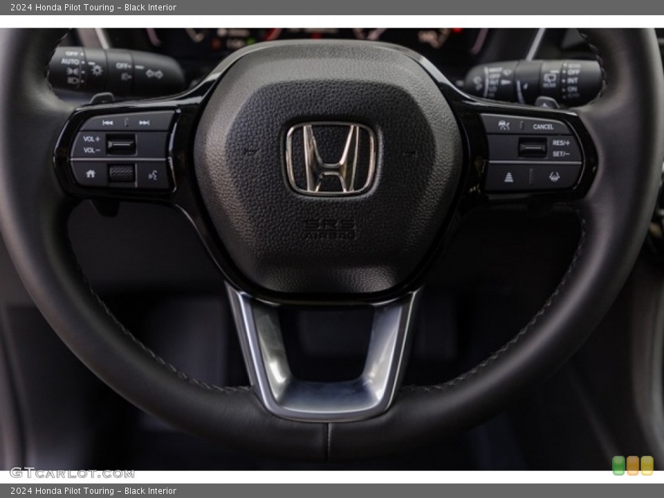 Black Interior Steering Wheel for the 2024 Honda Pilot Touring #146727464