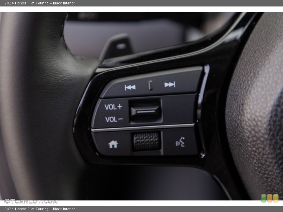 Black Interior Steering Wheel for the 2024 Honda Pilot Touring #146727476