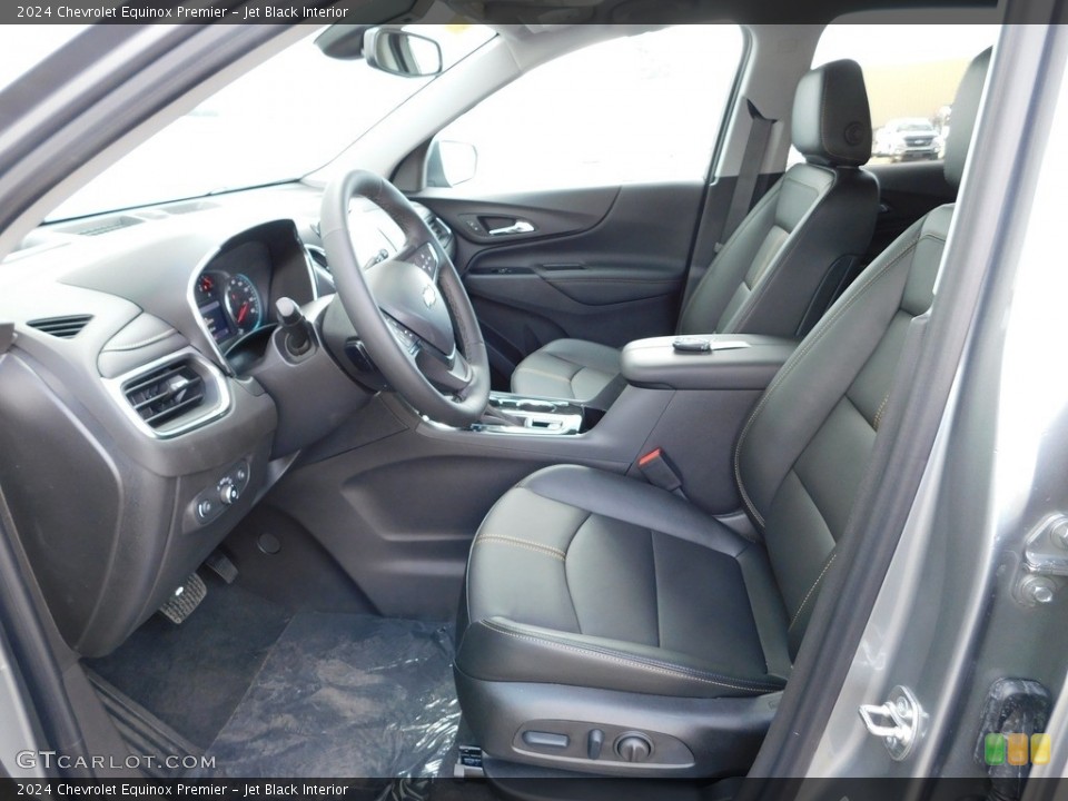Jet Black Interior Front Seat for the 2024 Chevrolet Equinox Premier #146727506