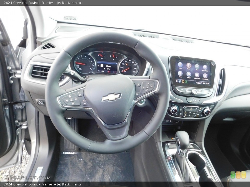 Jet Black Interior Dashboard for the 2024 Chevrolet Equinox Premier #146727551