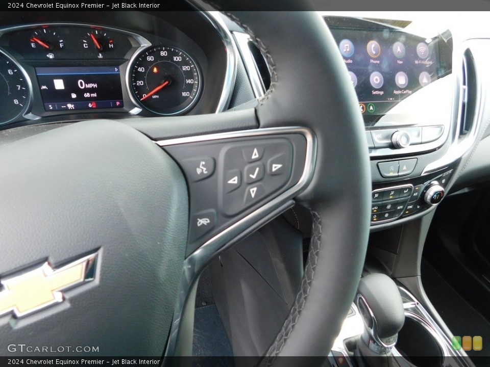 Jet Black Interior Steering Wheel for the 2024 Chevrolet Equinox Premier #146727605