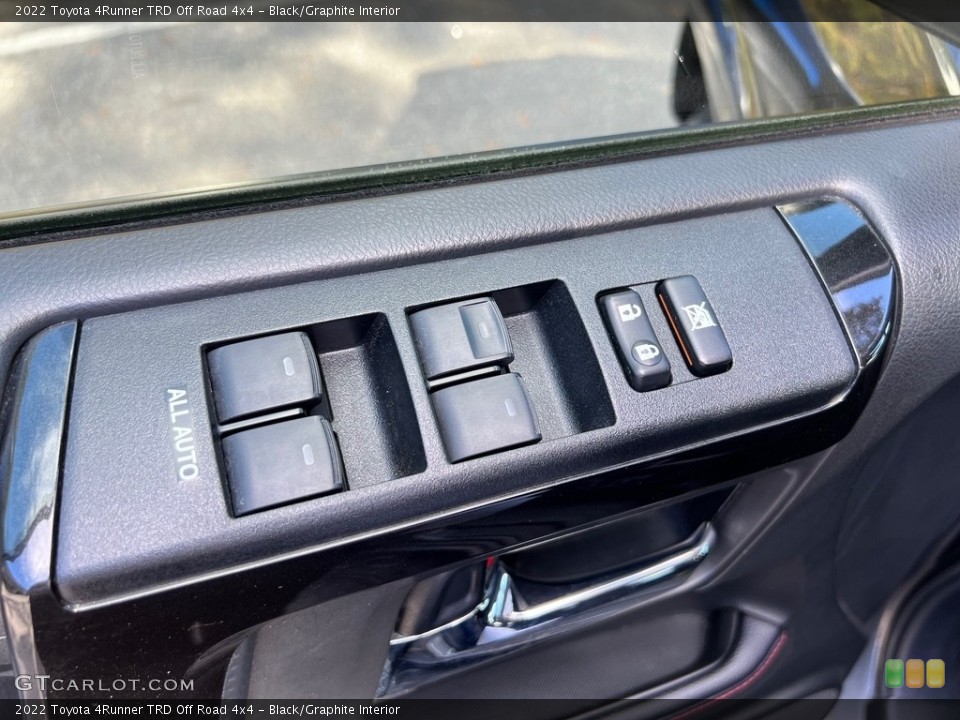 Black/Graphite Interior Door Panel for the 2022 Toyota 4Runner TRD Off Road 4x4 #146727632