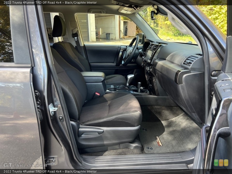 Black/Graphite Interior Front Seat for the 2022 Toyota 4Runner TRD Off Road 4x4 #146727717
