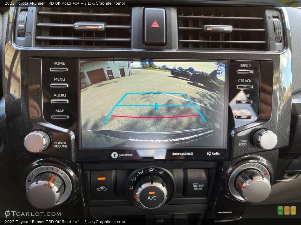Black/Graphite Interior Controls for the 2022 Toyota 4Runner TRD Off Road 4x4 #146727766
